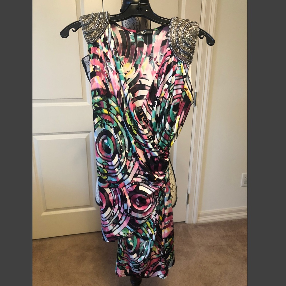 Fun multi-colored party dress!